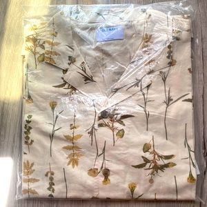 NWT Men’s button up short sleeve dress shirt